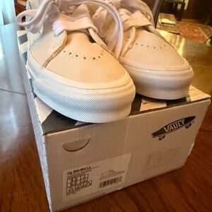 Vans Vault Og Sk8-Mid Lx Marshmallow White, Size 4.5